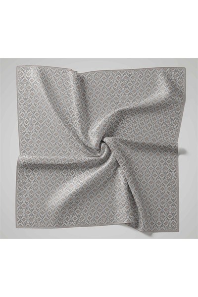 Silk Home Twill İpek Eşarp - 11479-13 Vizon Ekru