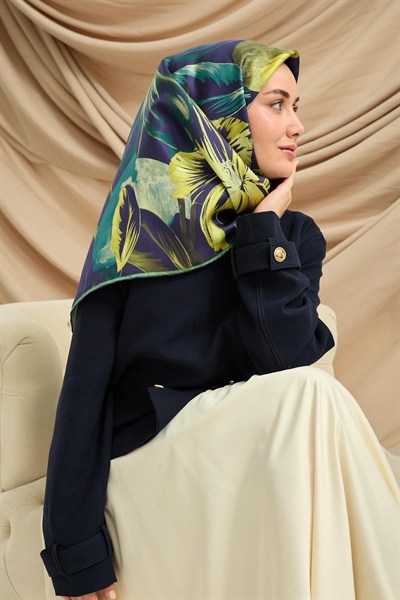 Silk Home Twill İpek Eşarp - 11480-81 Sarı