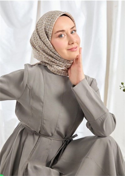 Silk Home Twill İpek Eşarp - 11540-05 Açık Gri