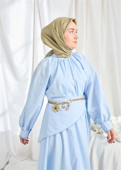 Silk Home Twill İpek Eşarp - 11540-17 Yağ Yeşili