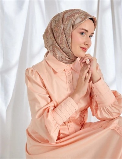 Silk Home Twill İpek Eşarp - 11542-03 Gri