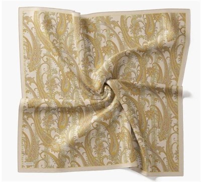 Silk Home Twill İpek Eşarp - 11542-12 Krem