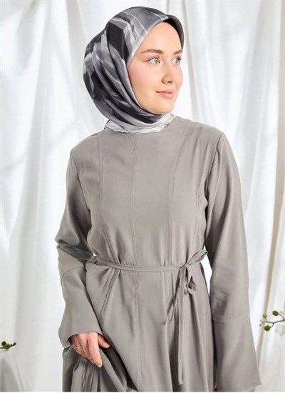 Silk Home Twill İpek Eşarp - 11545-05 Gri