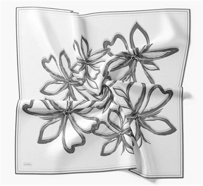 Silk Home Twill İpek Eşarp - 11548-04 Beyaz