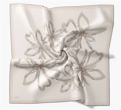 Silk Home Twill İpek Eşarp - 11548-11 Taş