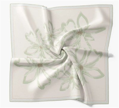Silk Home Twill İpek Eşarp - 11548-19 Ekru