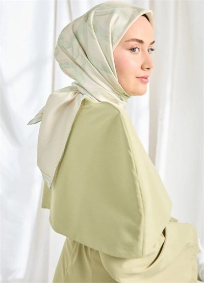 Silk Home Twill İpek Eşarp - 11548-19 Ekru