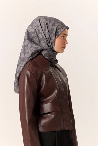 Silk Home Velora Eşarp - 161002-01 Koyu Gri
