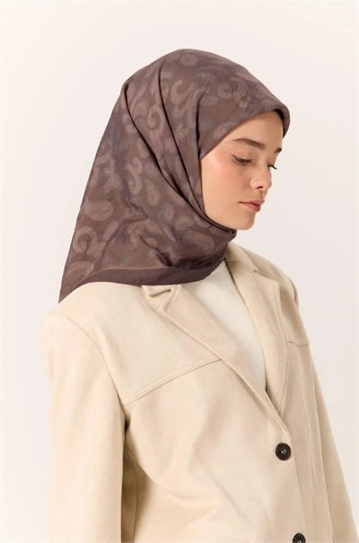 Silk Home Velora Eşarp - 161002-10 Koyu Vizon