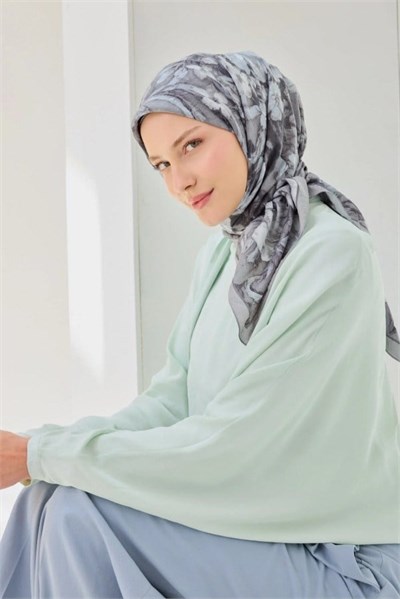Silk Home Velora Eşarp - 161034-08 Koyu Gri