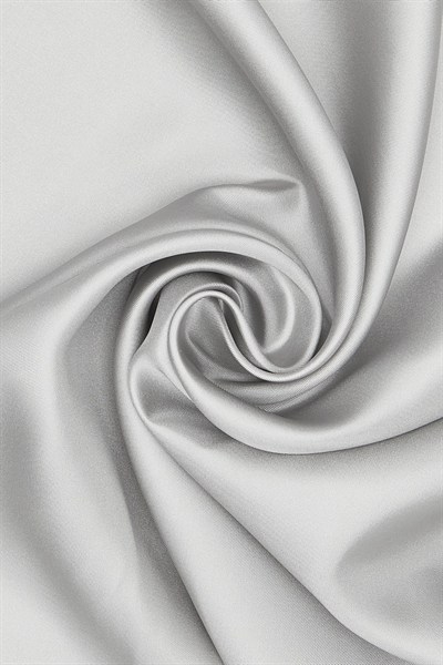 Vakko Düz Twill İpek Eşarp - Gri