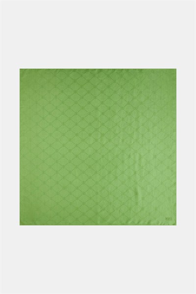 Vakko Pamuk İpek Eşarp - Monogram - Fıstık