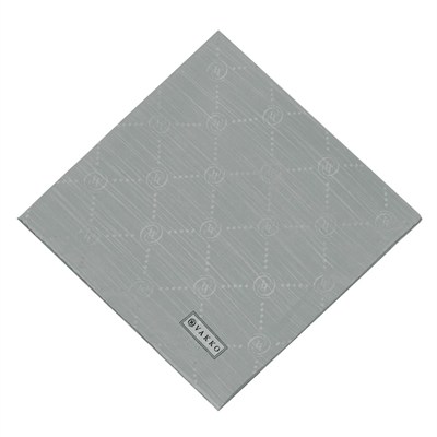 Vakko Pamuk İpek Eşarp - Monogram - Gri