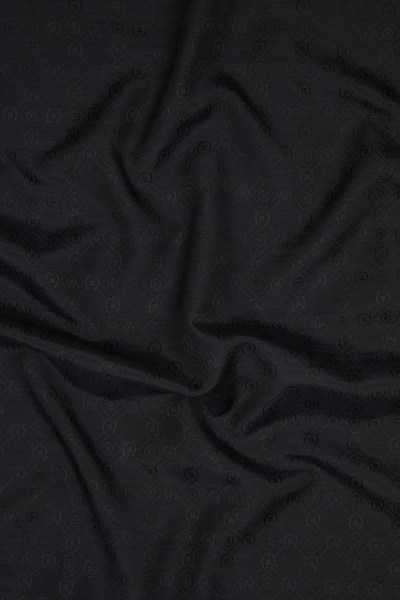 Vakko Pamuk İpek Şal - Yeni Hologram - Siyah