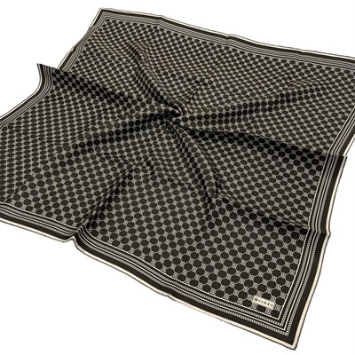 Vakko Twill İpek Eşarp - Özel Seri - Acı Kahve
