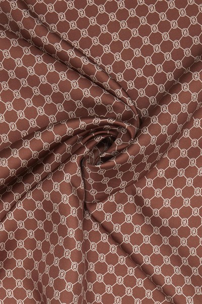 Vakko Twill İpek Eşarp - Özel Seri - Bakır