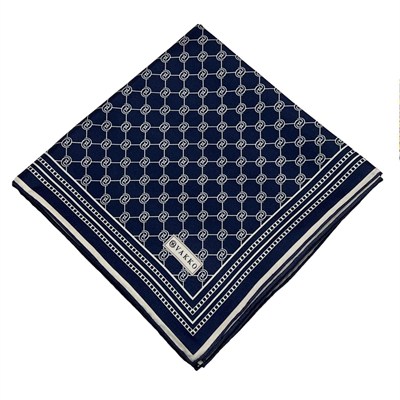 Vakko Twill İpek Eşarp - Özel Seri - Lacivert