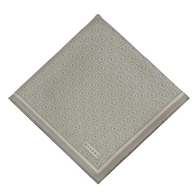Vakko Twill İpek Eşarp - Yeni Monogram - Taş