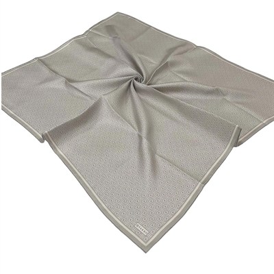 Vakko Twill İpek Eşarp - Yeni Monogram - Taş