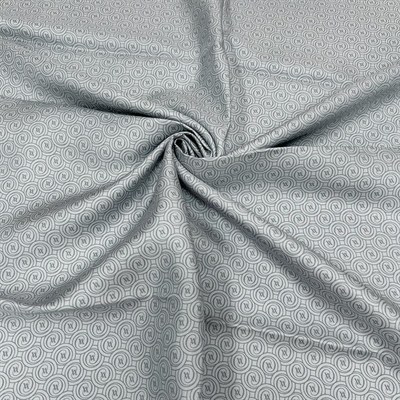 Vakko Twill İpek Eşarp - Yeni Monogram - Gri