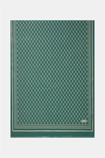 Vakko Twill İpek Şal - Özel Seri - Çağla