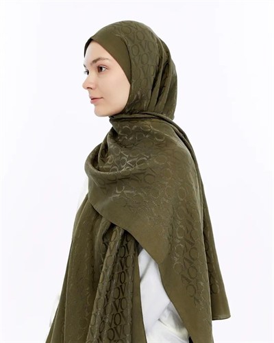 Valentino Orlandi Alia Şal - 2 - Haki