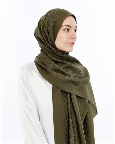 Valentino Orlandi Alia Şal - 2 - Haki