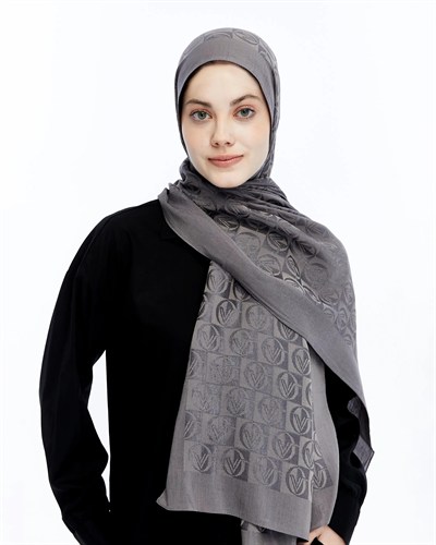 Valentino Orlandi Alia Şal - 4 - Gri