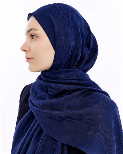 Valentino Orlandi Alia Şal - 4 - Lacivert