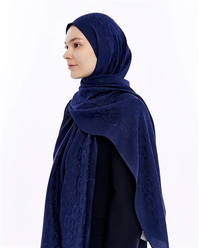 Valentino Orlandi Alia Şal - 4 - Lacivert