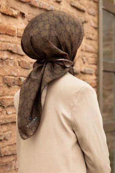 Vissona Exclusive Twill İpek Eşarp - 50877 - 0006
