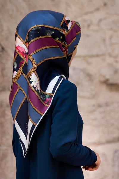 Vissona Twill İpek Eşarp - 10638 - 0031-0026