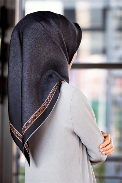 Vissona Twill İpek Eşarp - 10655 - 0001
