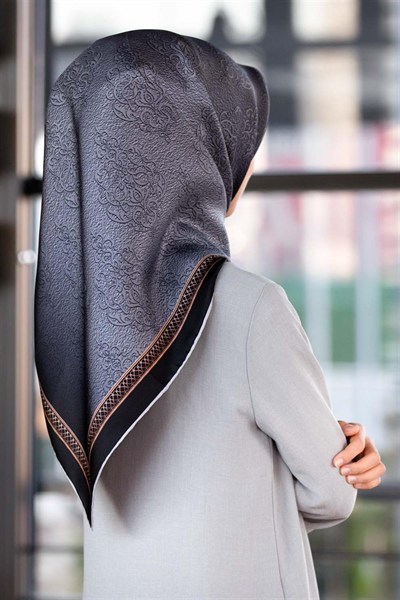 Vissona Twill İpek Eşarp - 10655 - 0027