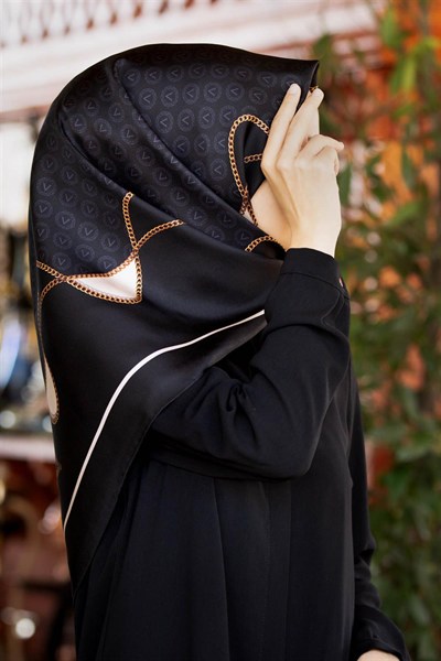 Vissona Twill İpek Eşarp - 14256 - 0001-0003