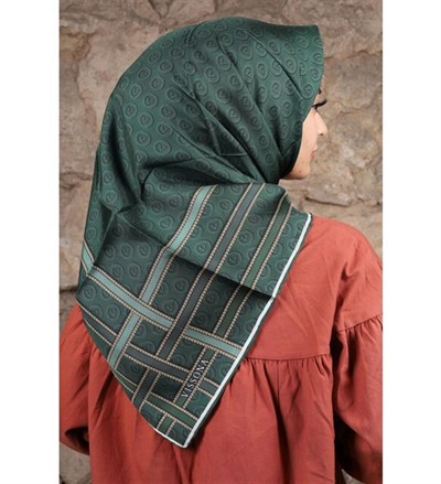 Vissona Twill İpek Eşarp - 16505 - 0036-0034