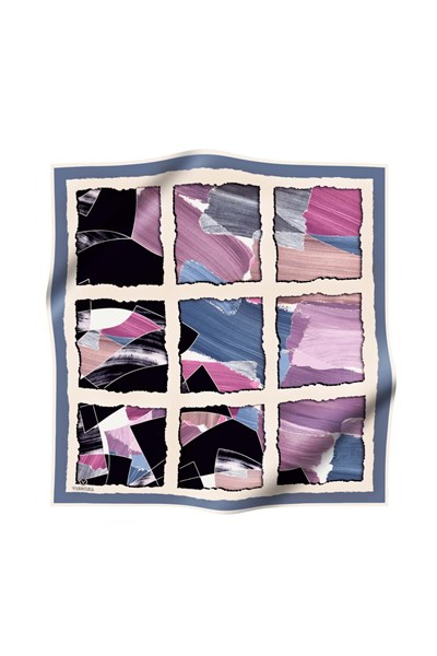 Vissona Twill İpek Eşarp - 17542 - 0030-0024
