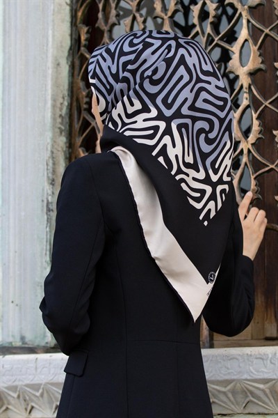 Vissona Twill İpek Eşarp - 373 - 0001-0028