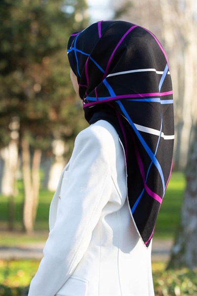 Vissona Twill İpek Eşarp - 487 - 0032-0025