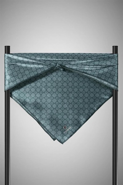 Vissona Twill İpek Eşarp - 51495 - 0219 Cam Göbeği