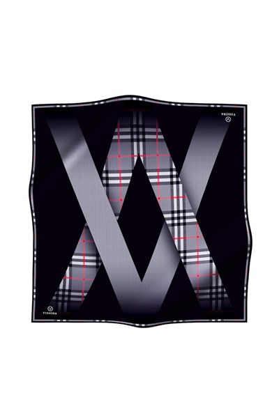 Vissona Twill İpek Eşarp - 581 - 0028-0001