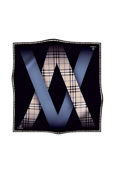 Vissona Twill İpek Eşarp - 581 - 0031-0001