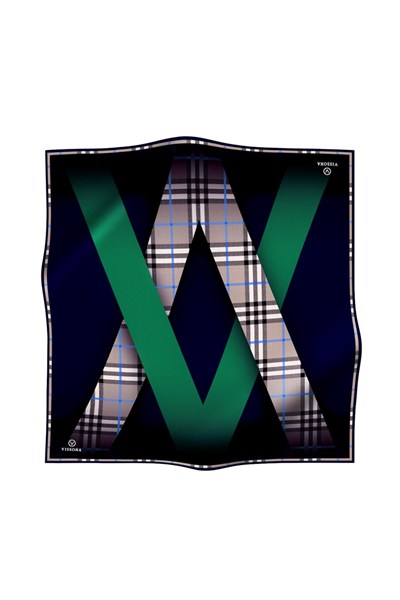 Vissona Twill İpek Eşarp - 581 - 0036-0033