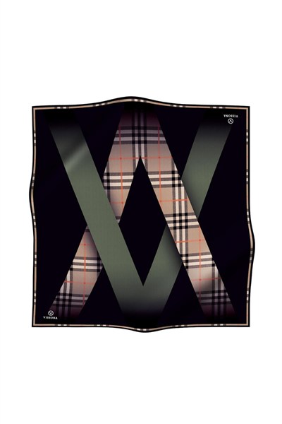 Vissona Twill İpek Eşarp - 581 - 0037-0001