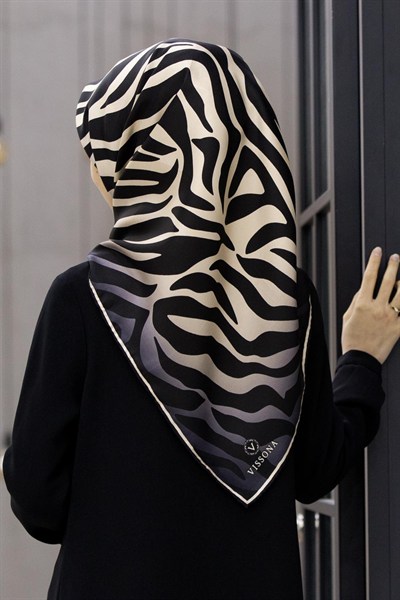Vissona Twill İpek Eşarp - 6259 - 0003-0001
