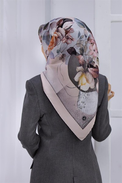Vissona Twill İpek Eşarp - 941 - 0020-0008
