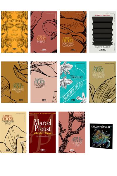 Marcel Proust Roman Seti 12 Kitap (Kırılgan Dünyalar Hediyeli)