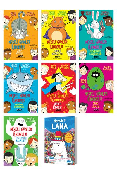 Neşeli Günler İlkokulu Serisi 7 Kitap (Lama Nerede Hediyeli)