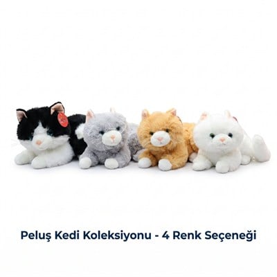 PELUS 36CM SESLI KEDI (4 ASORTI)