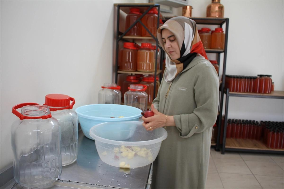 Şişelerde elma sirkesi üretimi